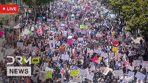 "No Kings" Protests LIVE: Nationwide Demonstrations Against Trump Across US Cities