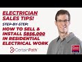 The shocking secrets of 856k residential electrical sales work revealed