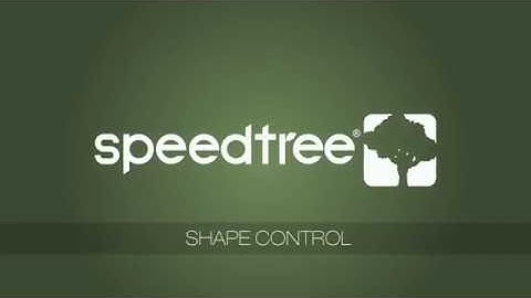 SpeedTree 8.4: Shape Control