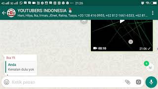 Pranks chat modusin cewek paling cantik di grup WHATSAPP