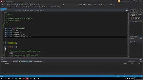 Comunicación UART entre PIC Y AVR.