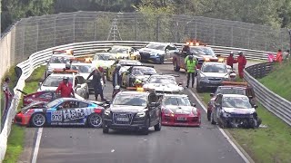 NÜRBURGRING CRASH \& FAIL Compilation - Mistakes, Oil Spill Racing Nordschleife Nurburgring