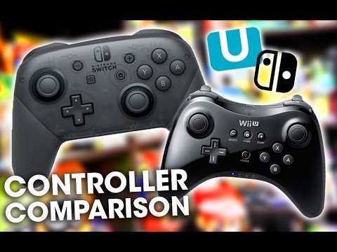 Switch Vs Wii U Pro Controllers Comparison Youtube