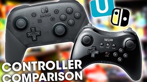 Switch Vs. Wii U Pro Controllers -- Comparison