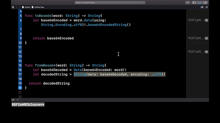 Encoding and Decoding Base64 in Swift. Advanced String Processing in Swift.