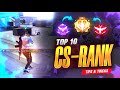 Top 10 clash squad rank push tips  how to win every cs rank  with random players  free fire tips