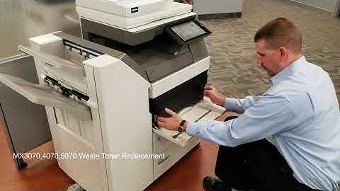 MX & MXM 3070,4070,5070,3071,4071,5071,6071 Waste Bottle Replacement