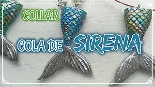 Saturar Espectador tomar el pelo DIY COLGANTE COLA DE SIRENA para el verano - YouTube