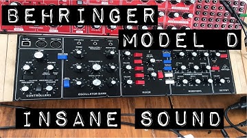 Behringer Model D, Insane Sound (Neutron/Pro-1/TD-3/Blofeld/Microkorg/Korg Gadget)