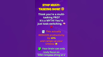 The Multi-tasking Myth: Why It