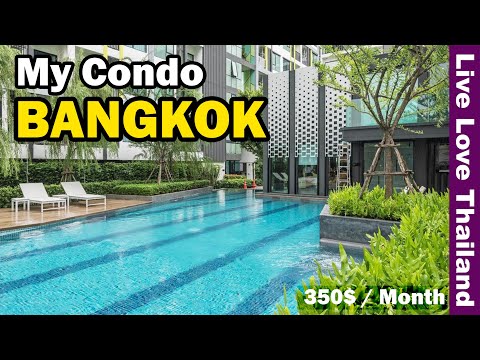 My Condo in Bangkok | 350$ per Month | Pool & Gym | Near the sky train #livelovethailand
