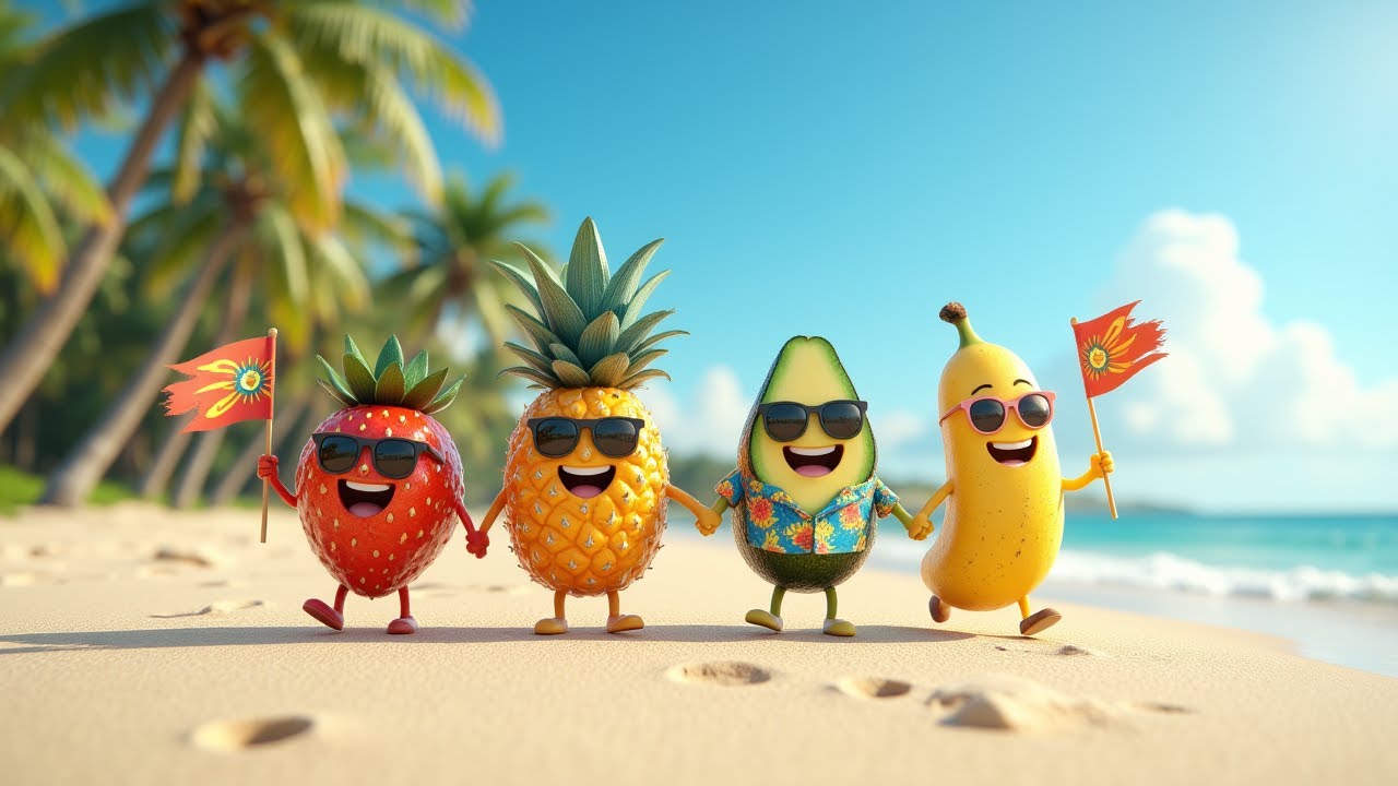 Adorable Baby Fruits Dancing! 🌸 Spring Sensory Fun! - YouTube