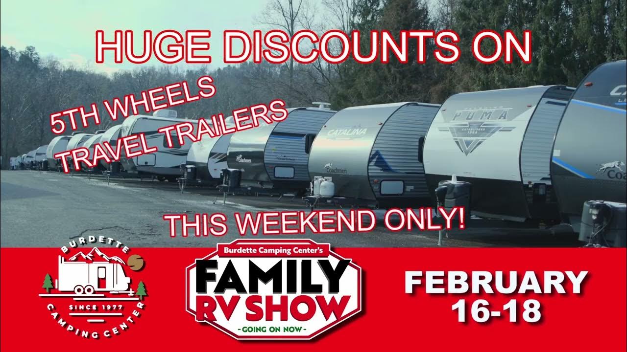 Burdette Camping Center Family RV Show 2023 YouTube