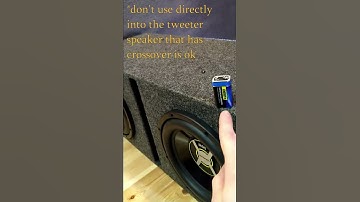 Must use 9V battery TRICK/TIP to wiring subwoofers #Shorts