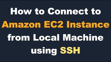 How to Connect to Amazon EC2 Instance from Local Machine | Transfer file from local to EC2 using SCP