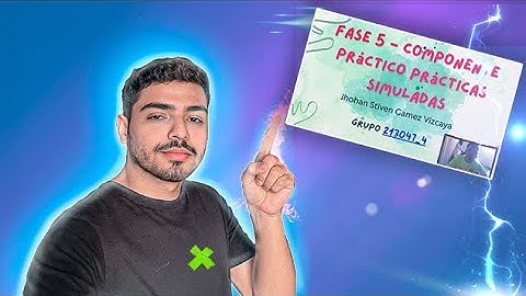 𝑭𝒂𝒔𝒆 𝟓 - 𝑪𝒐𝒎𝒑𝒐𝒏𝒆𝒏𝒕𝒆 𝒑𝒓𝒂́𝒄𝒕𝒊𝒄𝒐 - 𝑷𝒓𝒂́𝒄𝒕𝒊𝒄𝒂𝒔 𝒔𝒊𝒎𝒖𝒍𝒂𝒅𝒂𝒔