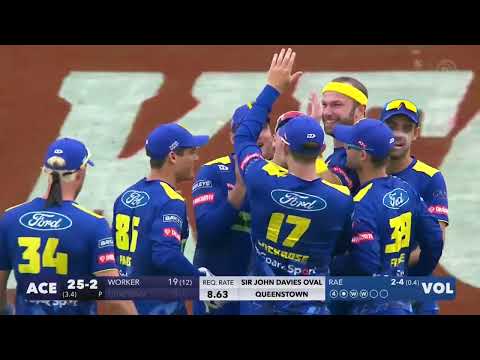 Foxcroft on Fire! | Volts v Aces | SHORT HIGHLIGHTS | Dream11 Super Smash | John Davies Oval