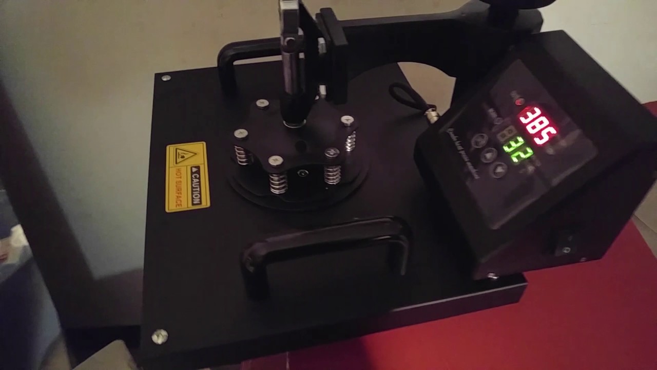 How to set the Temperature & Timer on the Vevor Heat Press 15x15 8