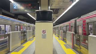 大阪メトロで唯一、同時発車が見られる駅。 21系21916f 23系23905f #大阪メトロ #大国町駅