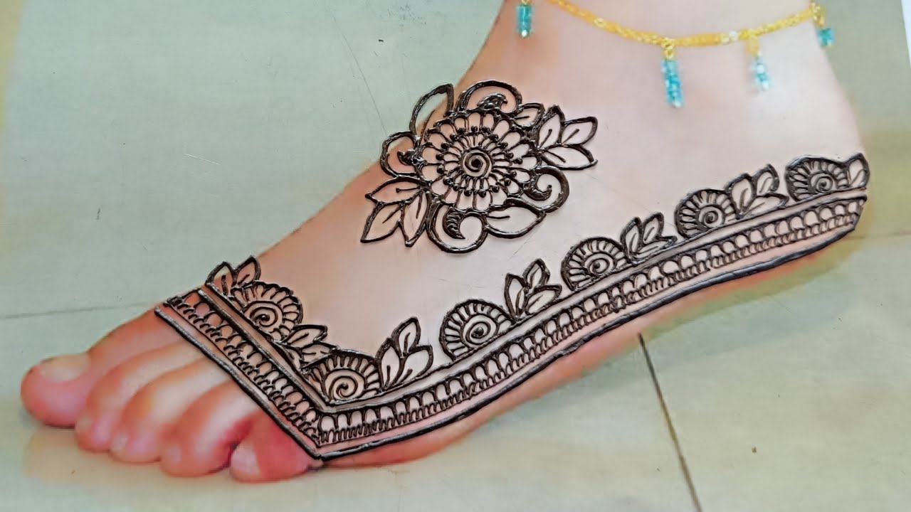 Live mehandi class 1st time 🙏🏻/ feet mehandi design