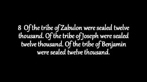 Revelation Chapter 7 KJV AV Read Along