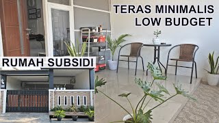 Ide Renovasi Teras Minimalis Rumah Subsidi Type 30/60