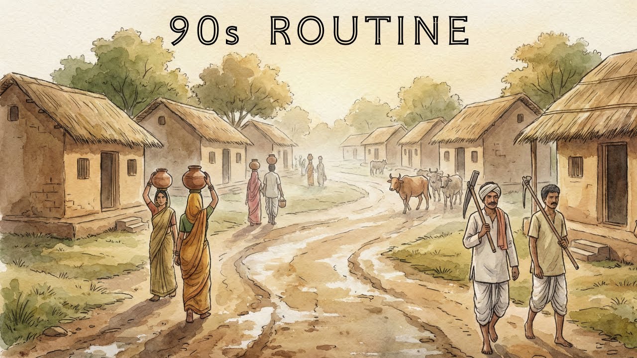 Journey Back: Immersive Sounds of a 90s Indian Village
