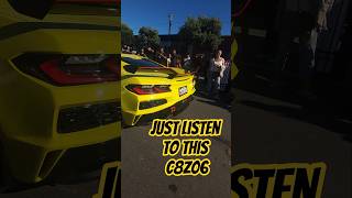 C8Z06 LT6 SOUNDS SOO GOOD #CORVETTE #Z06 #AMERICANMUSCLE #HYPERCAR #GM #GTAIRL #GAPGARAGE