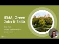 IEMA, Green Jobs & Skills