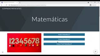 Cómo ingresar a las pruebas de las olimpiadas MathScience by MSc MathScience Radio Fibonacci 708 views 2 years ago 2 minutes, 10 seconds