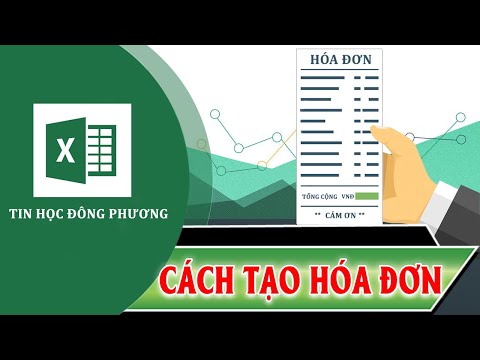 Hướng dẫn Tạo hóa đơn bán hàng trên Excel từ cơ bản đến nâng cao (Lưu hóa đơn, sửa, xóa, in lại HĐ)