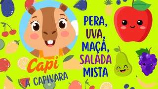 Pera, Uva, Maçã E Salada Mista