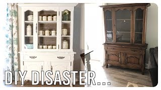 The Harrowing Tale of a Disastrous Hutch Makeover  Storytime/DIY Project