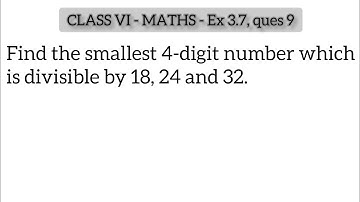 Q9 - Ex 3.7 - Playing with Numbers - Chapter 3- Class 6th NCERT Maths | Class 6 maths ex 3.7 q9