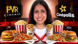 Pvr V/s Cinepolis Entire Menu Challenge 😱😱 | Brand Wars