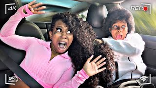 SNATCHING HER WIG & THROWING IT OUT THE WINDOW PRANK 😱!! * EPIC *