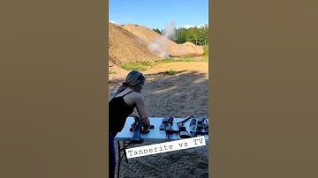 AR15 + Tannerite vs TV