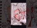 【呪術廻戦】夏油傑描いてみた!【アナログ・水彩イラストメイキング】#jujutsukaisen #getosuguru #drawing #illustrationmaking