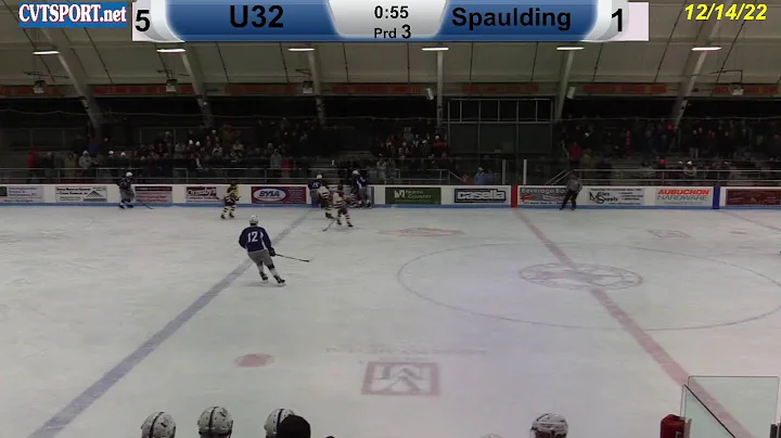 12/14/22- U-32 @ Spaulding Boys Hockey