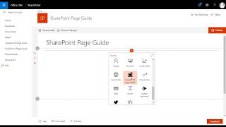 Build Page Guide with SharePoint Modern Pages