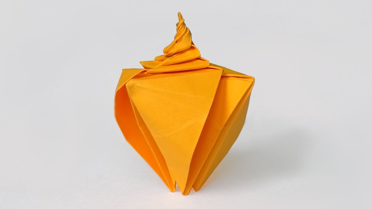 Comment Faire Un Coquillage En Origami Youtube