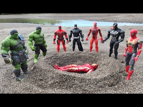 Avengers Superhero Toys, Hulk, Spider-Man, Iron Man, Venom, Deadpool, Batman