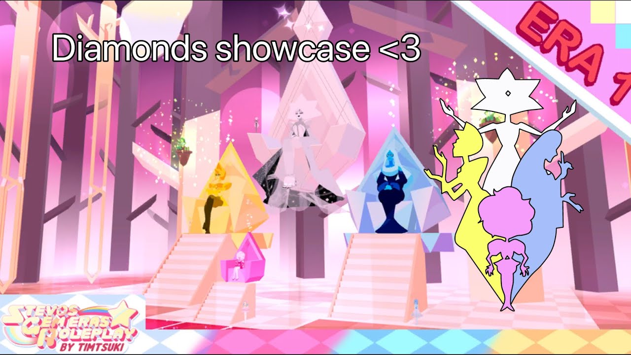 Steven universe diamonds showcase 🤍💛💙💗🌹