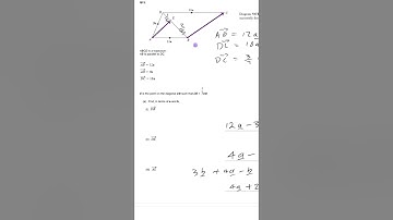 Vectors  showing vectors are parallel Maths GCSE IGCSE A level