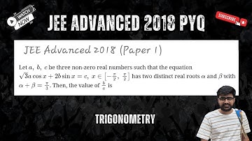 Let a, b, c be three non-zero real numbers such that the equation √3a cosx + 2b sinx = c,