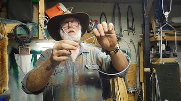 How to make snares/cable restraints for coyote, fox and beaver