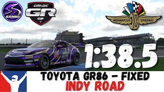 iRacing GR86 Indy Road Guide 1:38.5 Toyota GR86 Indianapolis Road Track Guide