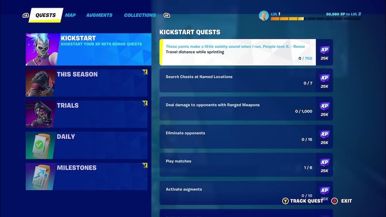 Discover a location Kickstart Challenge Quest Fortnite Battle Royale