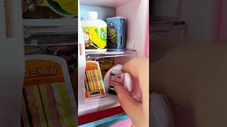 Satisfying with Unboxing &amp; Review Miniature Fridge | ASMR Video no music #asmrtoys #cutetoys