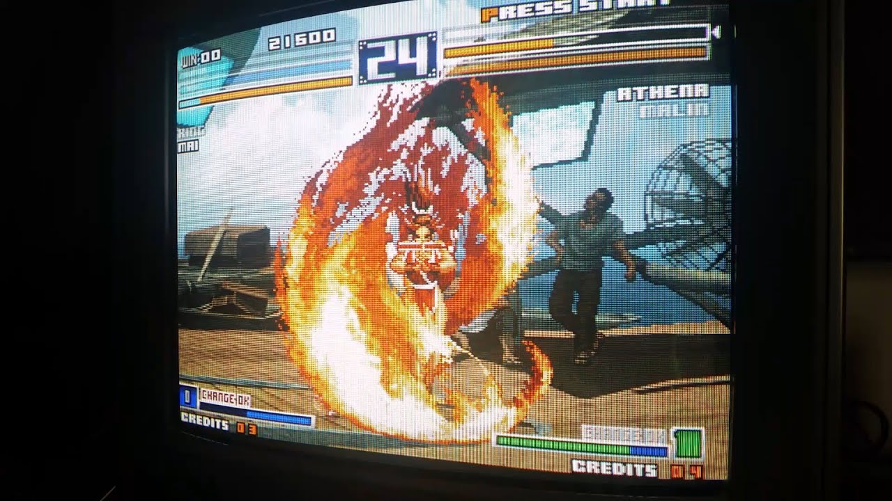 The King of Fighters 2003 - Neo Geo AES Gameplay - SONY Trinitron